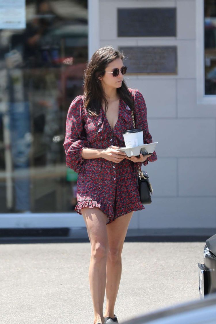 Nina Dobrev Candids Out In Los Angeles