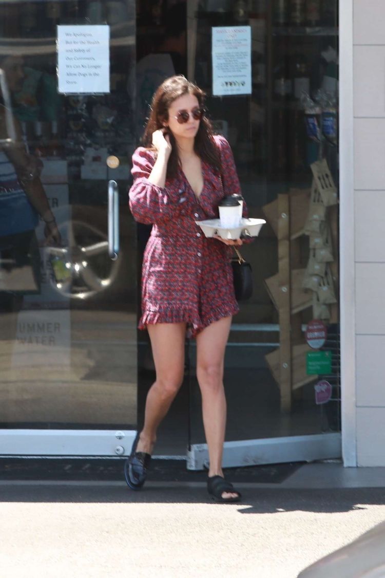 Nina Dobrev Candids Out In Los Angeles