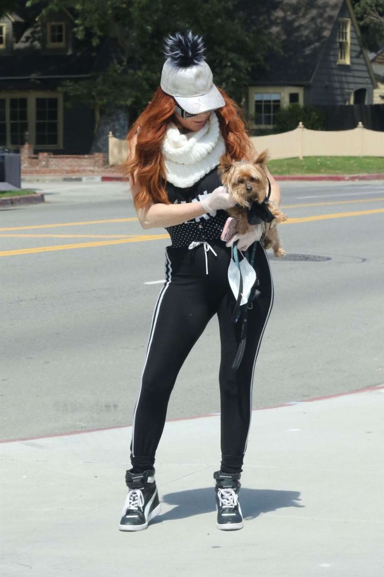 Phoebe Price Spotted Walking Her Dog In Los Angeles