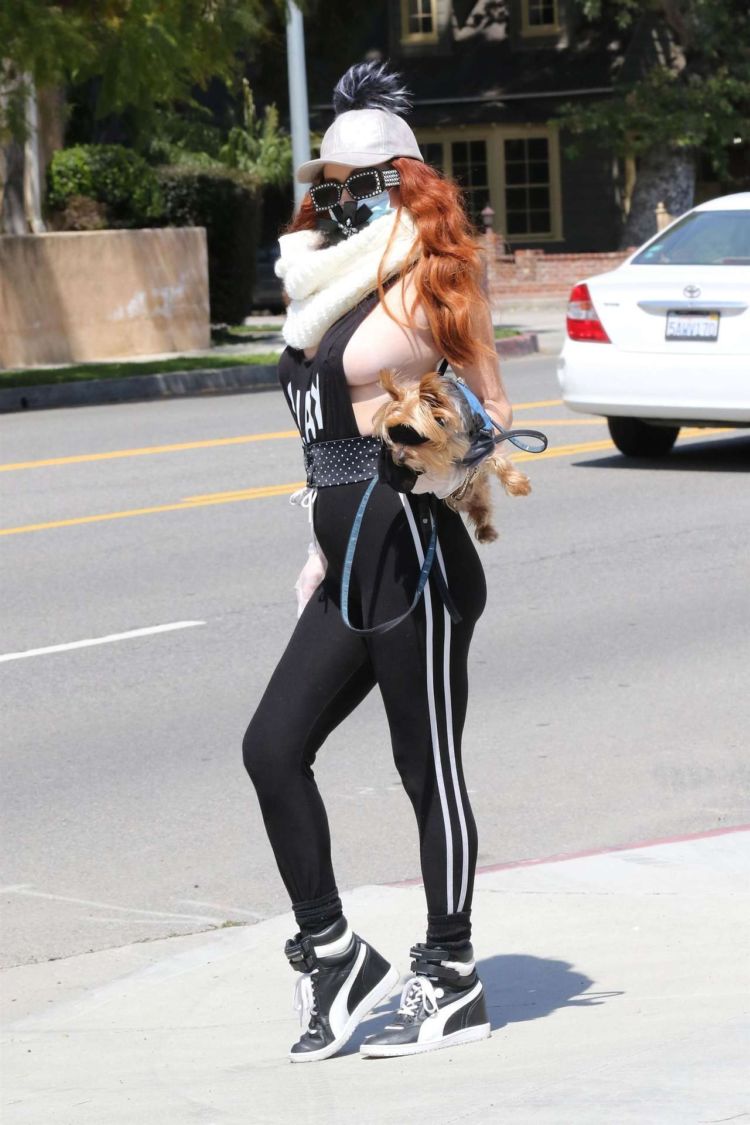 Phoebe Price Spotted Walking Her Dog In Los Angeles