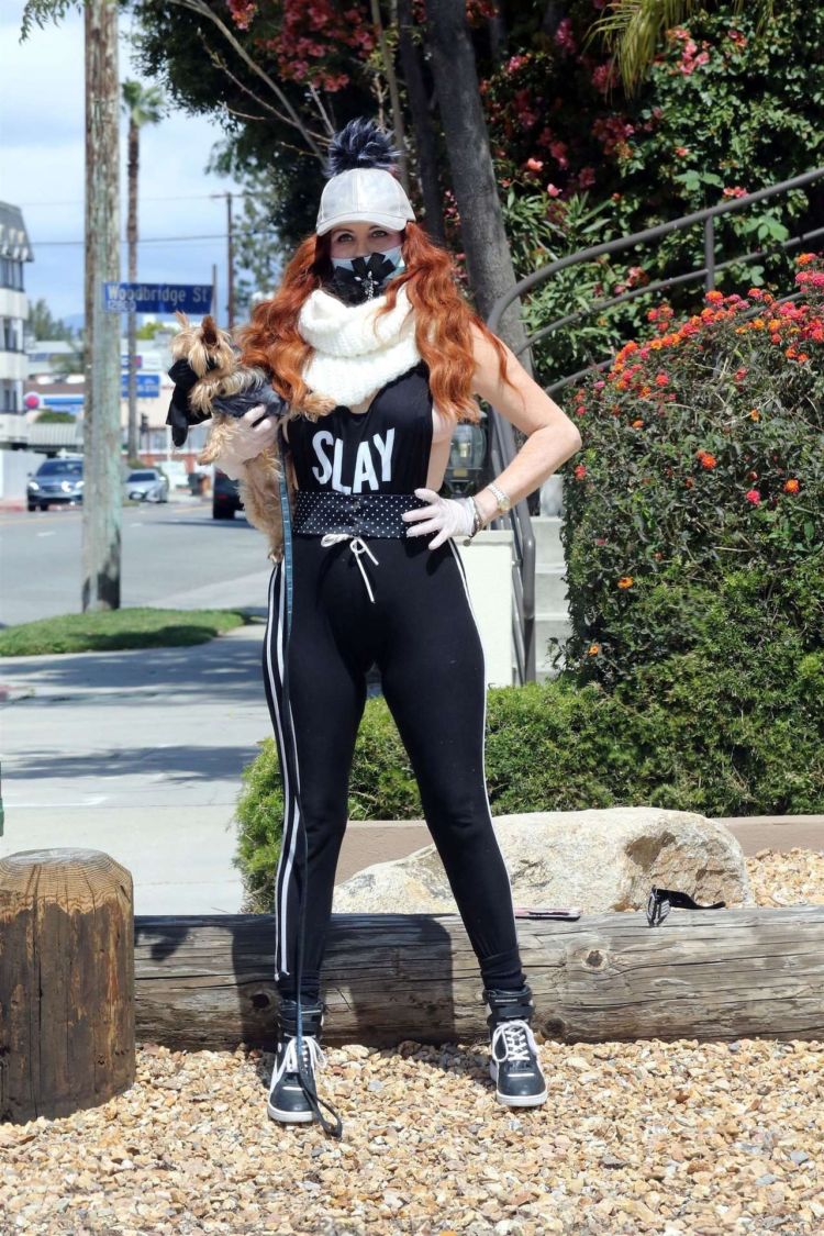 Phoebe Price Spotted Walking Her Dog In Los Angeles