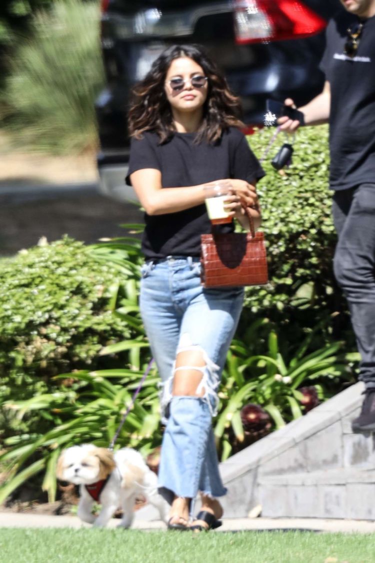 Selena Gomez Spotted At Her Friend's House In Los Angeles