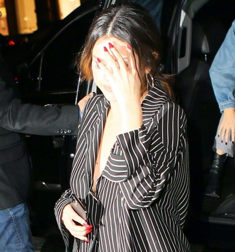 Selena Gomez Candids At La Esquina In New York