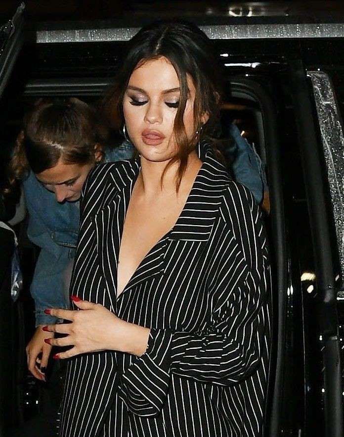 Selena Gomez Candids At La Esquina In New York