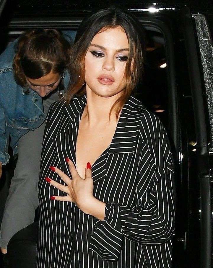 Selena Gomez Candids At La Esquina In New York