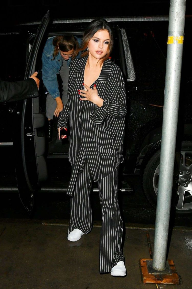 Selena Gomez Candids At La Esquina In New York