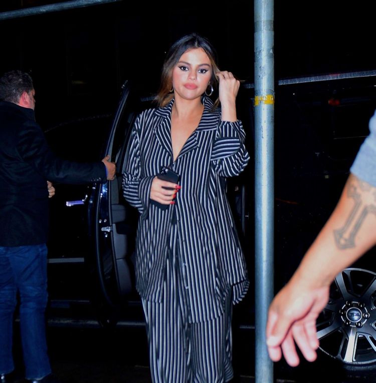 Selena Gomez Candids At La Esquina In New York