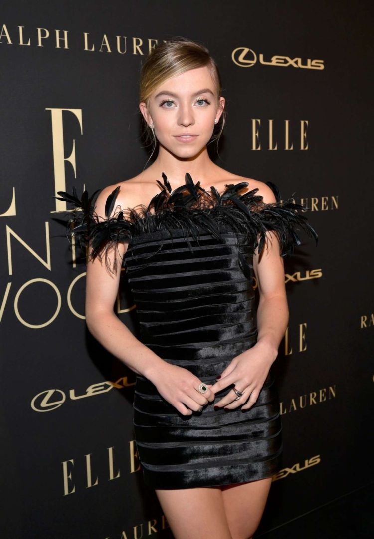 Pretty Sydney Sweeney Attends Elle's 26th Annual Women In Hollywood Celebration