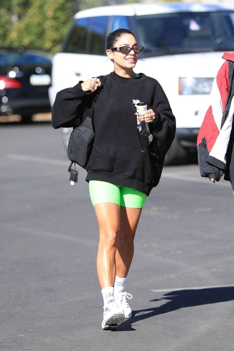 Vanessa Hudgens And GG Magree Spotted Outside Dogpound Gym