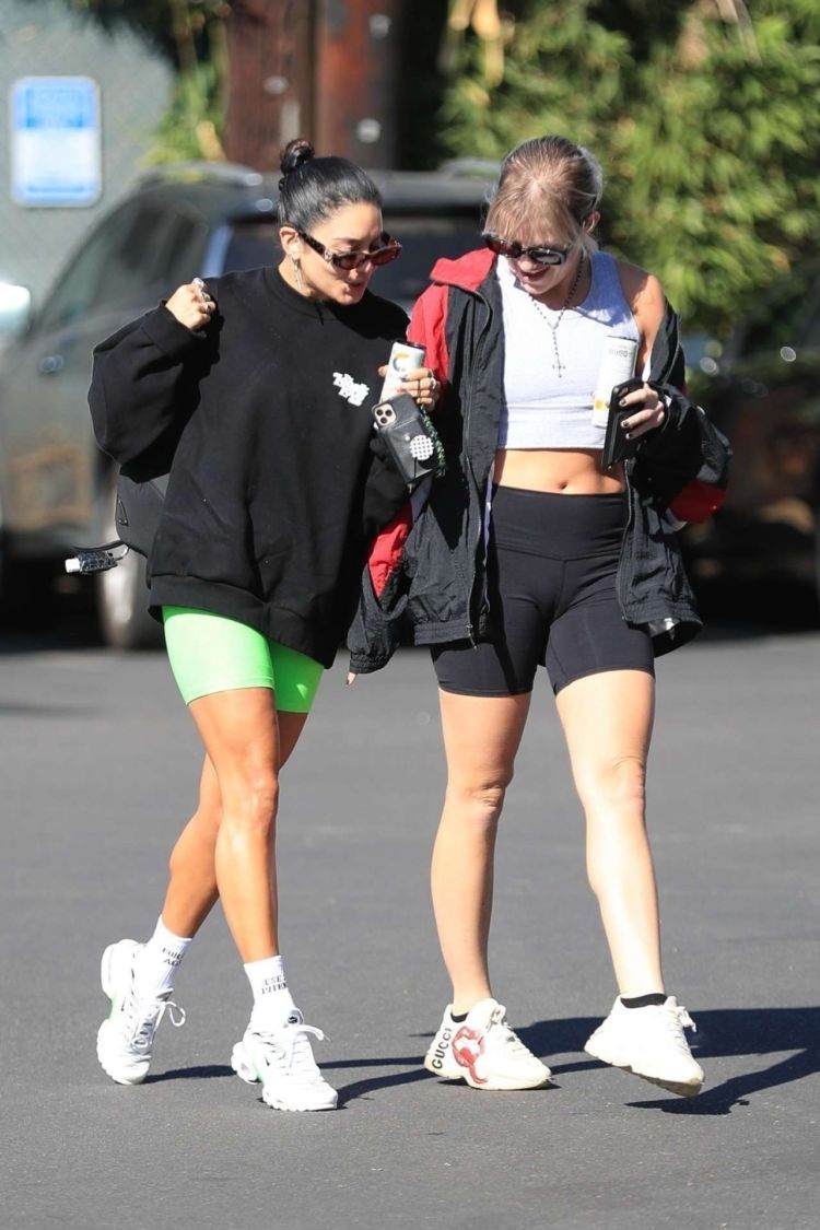 Vanessa Hudgens And GG Magree Spotted Outside Dogpound Gym