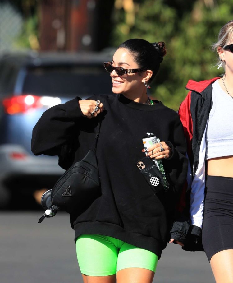 Vanessa Hudgens And GG Magree Spotted Outside Dogpound Gym