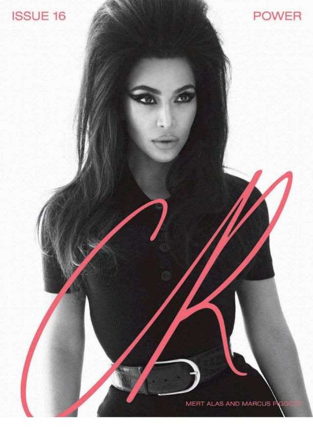 Kim Kardashian's Classic Shoot For CR Fashion Book #16 Spring / Summer 2020