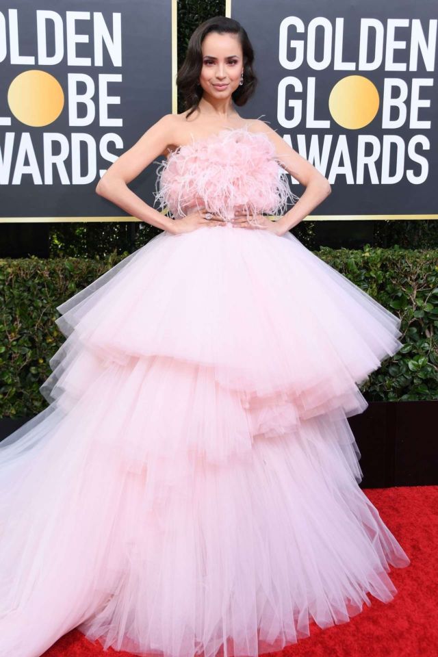 Gorgeous Sofia Carson Shines At Golden Globe Awards 2020