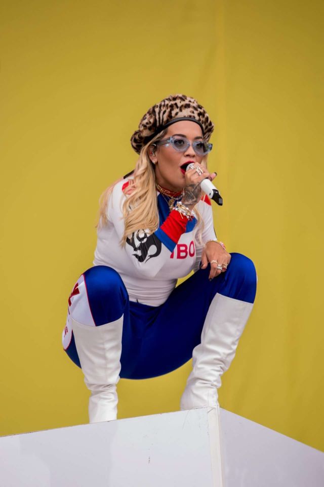 Rita Ora Performing Live At Lollapalooza Festival In Berlin - Funistan.com