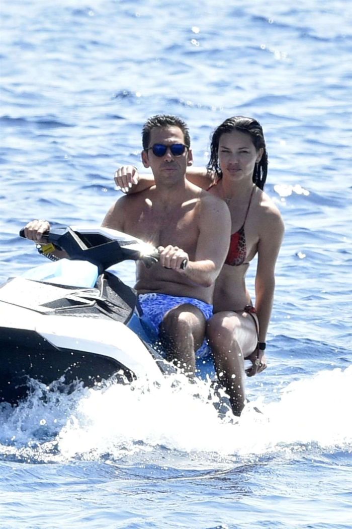 Adriana Lima Vacationing In Bikini On A Yacht In Italy