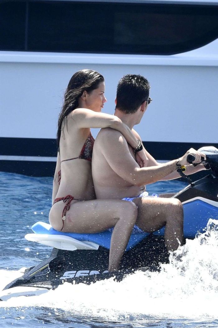 Adriana Lima Vacationing In Bikini On A Yacht In Italy