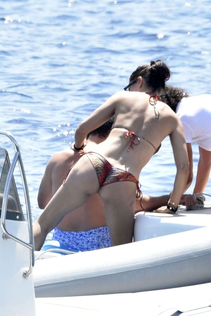 Adriana Lima Vacationing In Bikini On A Yacht In Italy