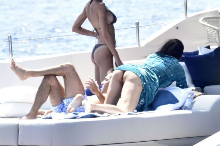 Adriana Lima Vacationing In Bikini On A Yacht In Italy