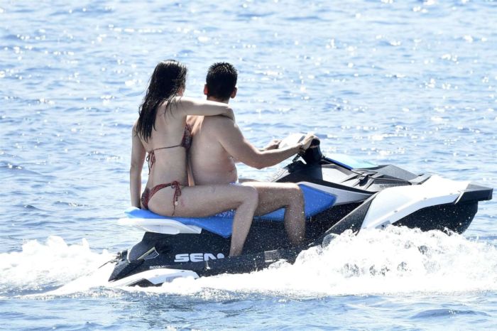 Adriana Lima Vacationing In Bikini On A Yacht In Italy