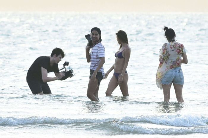 Alessandra Ambrosio Poses In A Bikini For A Photoshoot In Florianopolis