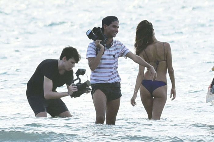 Alessandra Ambrosio Poses In A Bikini For A Photoshoot In Florianopolis