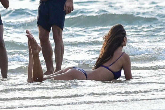Alessandra Ambrosio Poses In A Bikini For A Photoshoot In Florianopolis