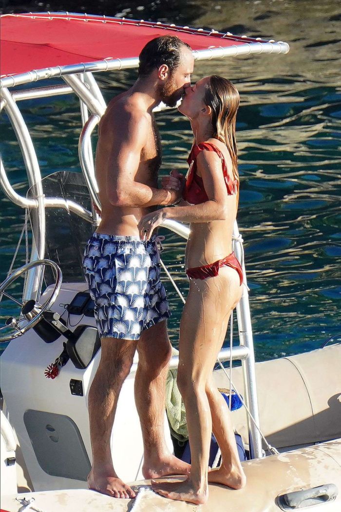 Alizee Thevenet Celebrating New Year With Fiancee On A Boat Trip