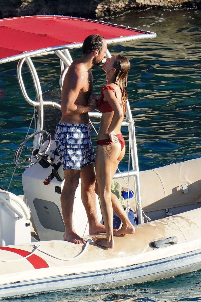 Alizee Thevenet Celebrating New Year With Fiancee On A Boat Trip