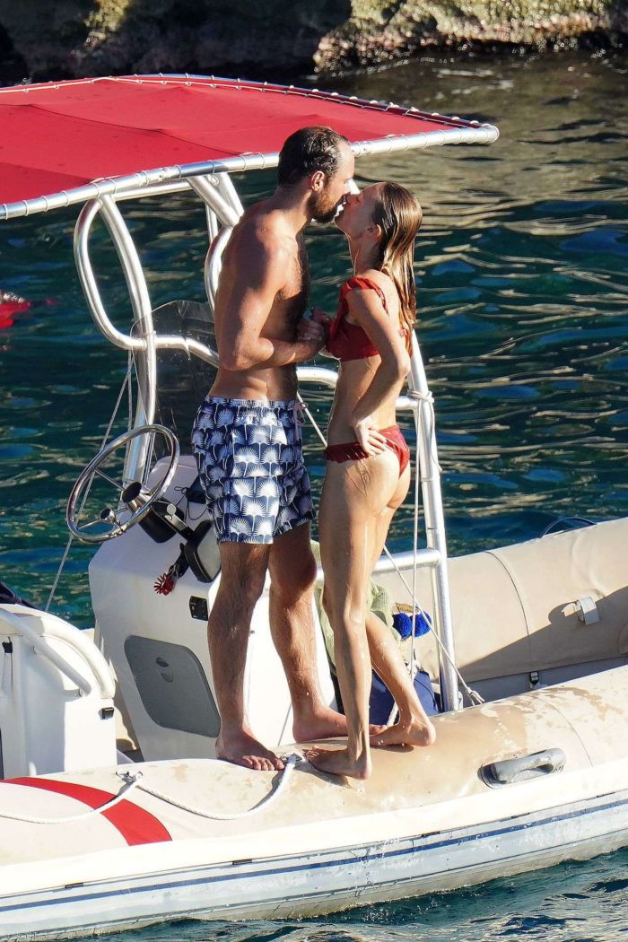 Alizee Thevenet Celebrating New Year With Fiancee On A Boat Trip