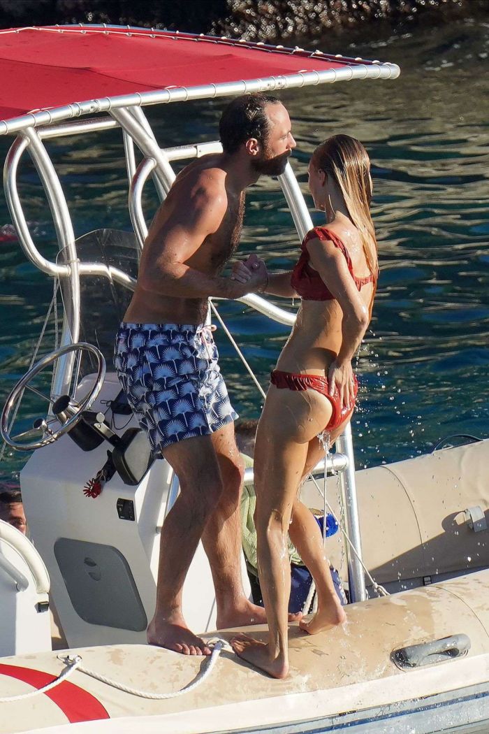 Alizee Thevenet Celebrating New Year With Fiancee On A Boat Trip
