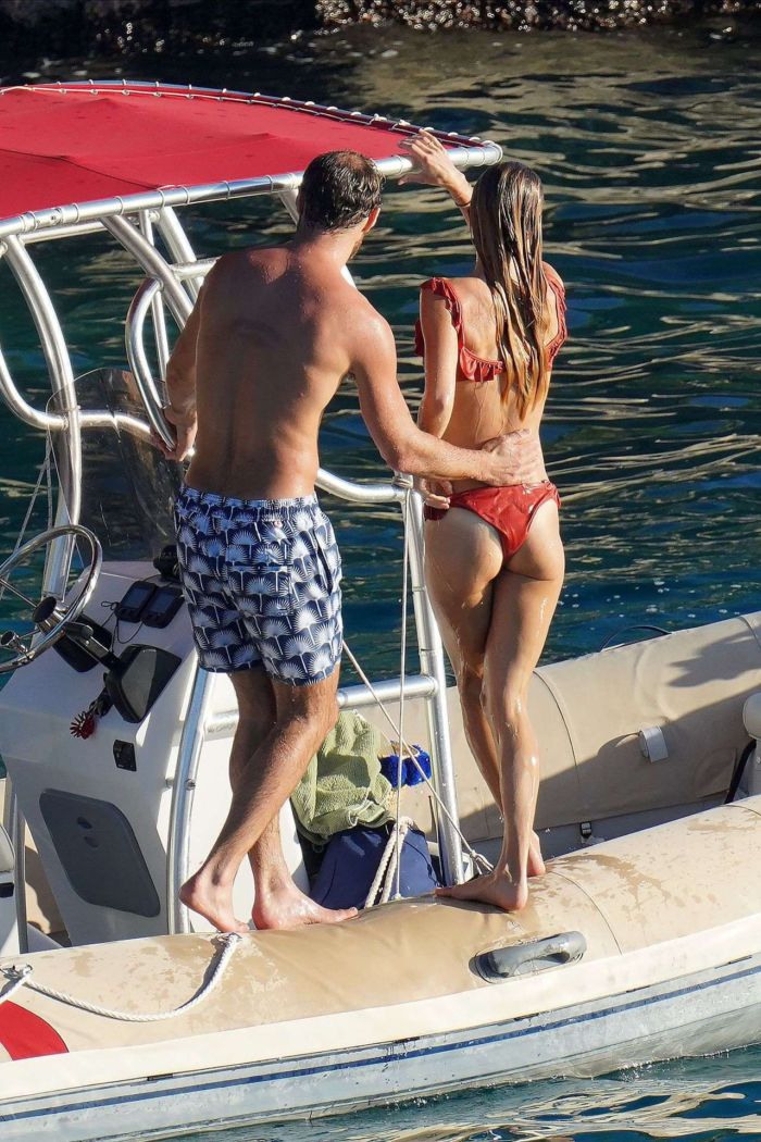 Alizee Thevenet Celebrating New Year With Fiancee On A Boat Trip