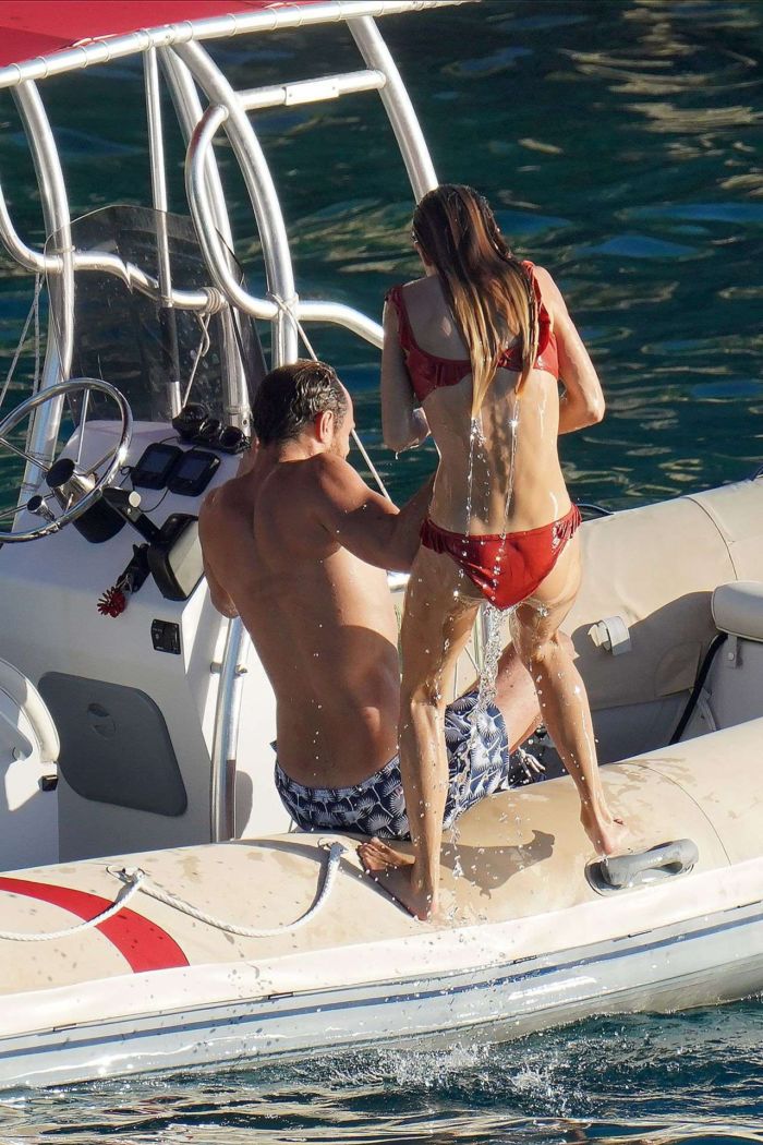 Alizee Thevenet Celebrating New Year With Fiancee On A Boat Trip