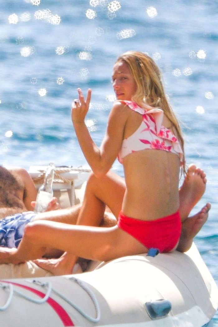 Alizee Thevenet Celebrating New Year With Fiancee On A Boat Trip