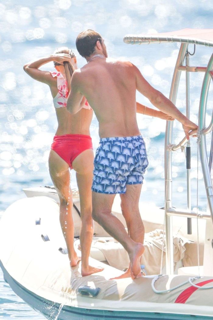 Alizee Thevenet Celebrating New Year With Fiancee On A Boat Trip