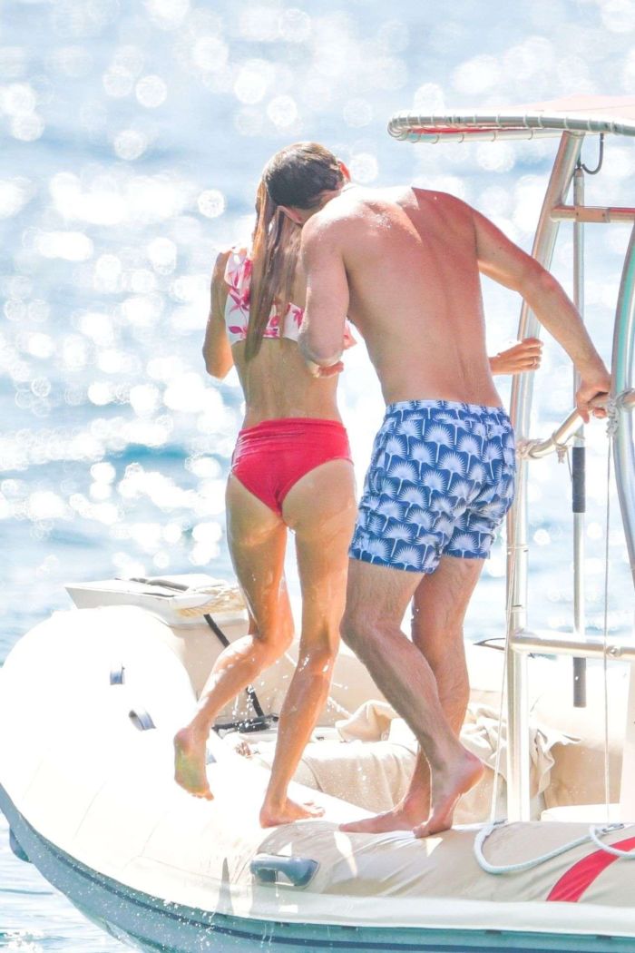 Alizee Thevenet Celebrating New Year With Fiancee On A Boat Trip