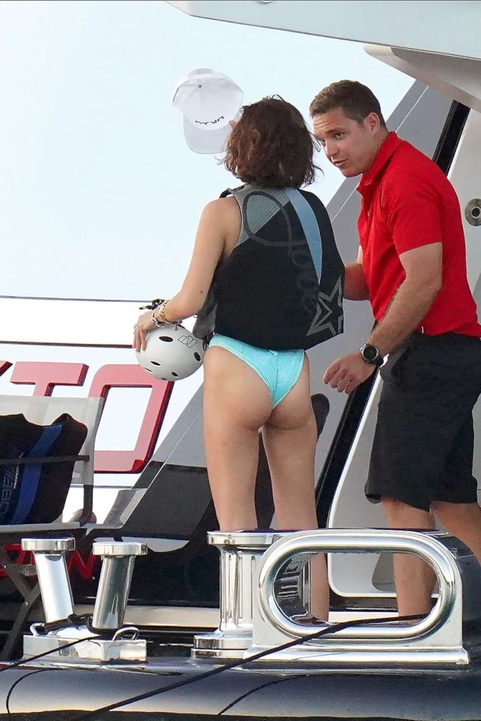 Bella Hadid Candids In Bikini On A Yacht In St Barts
