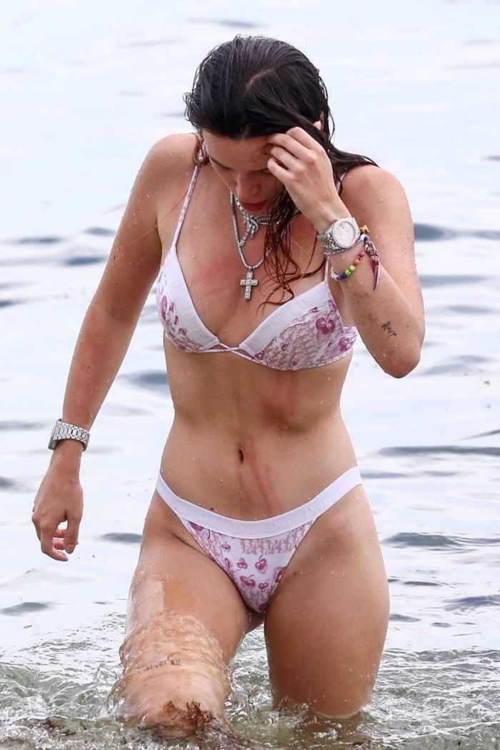 Bella Thorne Candids In Bikini Out In Miami Beach