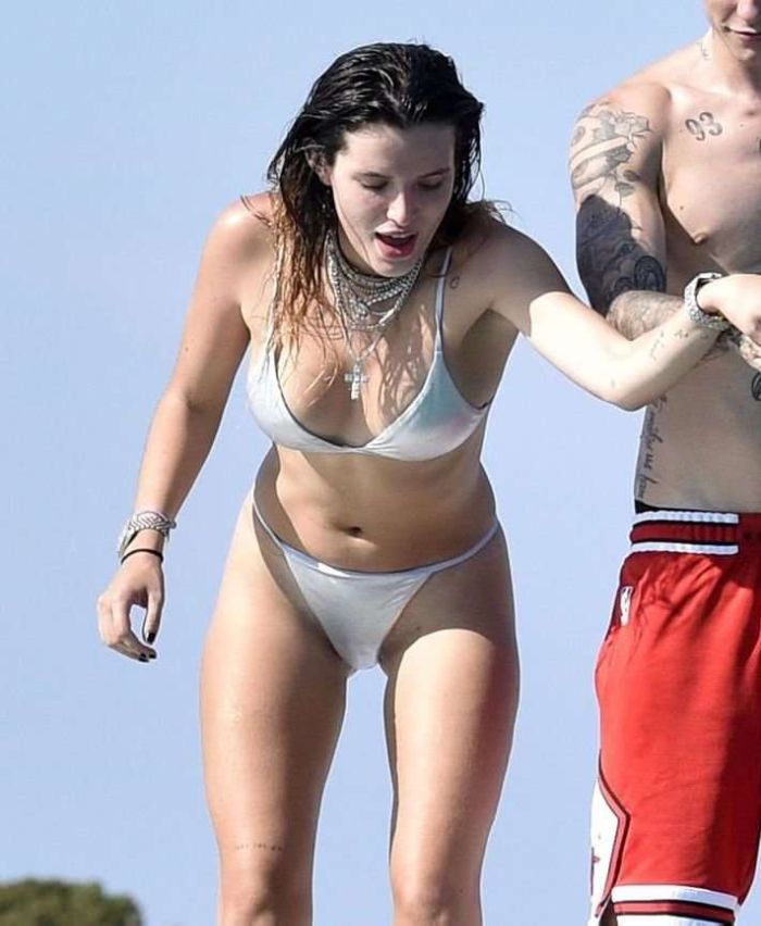 Bella Thorne On A Bikini Vacation At A Yacht In Sardinia