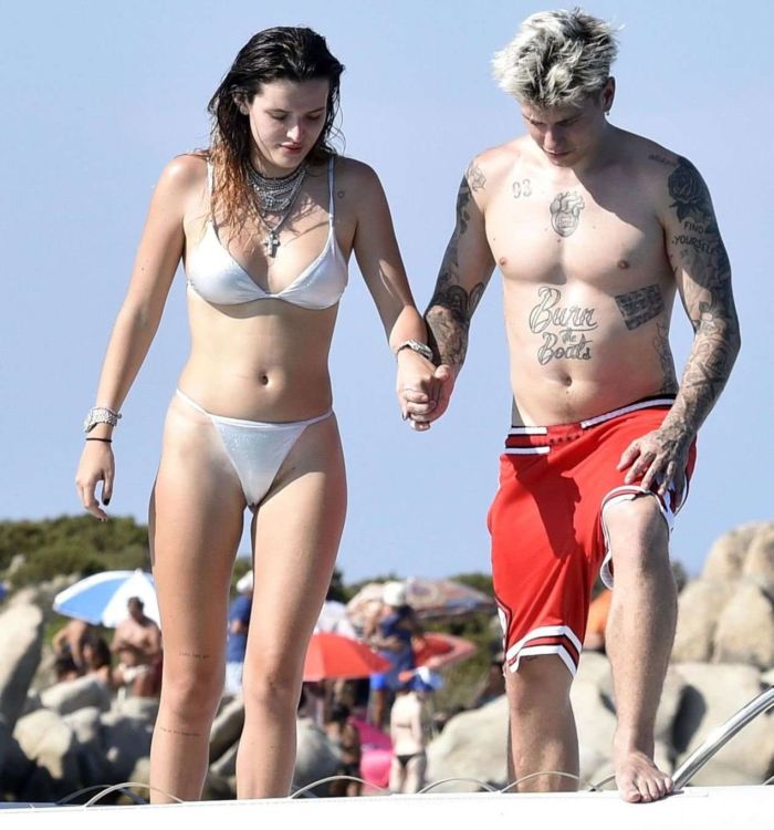 Bella Thorne On A Bikini Vacation At A Yacht In Sardinia