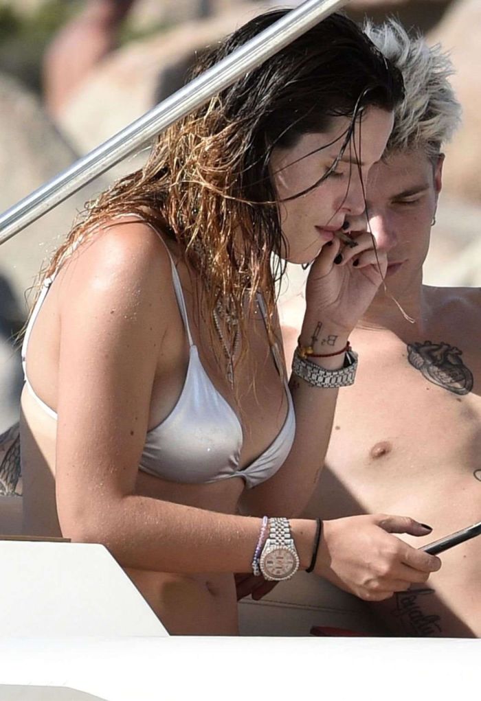 Bella Thorne On A Bikini Vacation At A Yacht In Sardinia