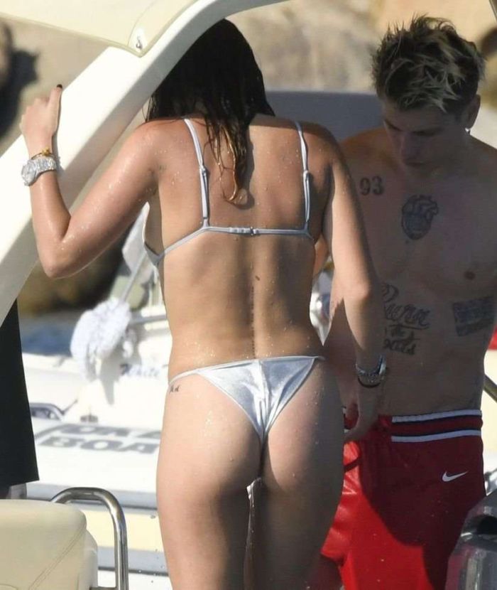 Bella Thorne On A Bikini Vacation At A Yacht In Sardinia