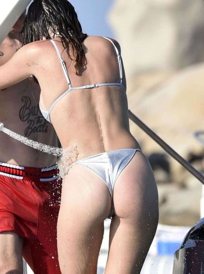 Bella Thorne On A Bikini Vacation At A Yacht In Sardinia