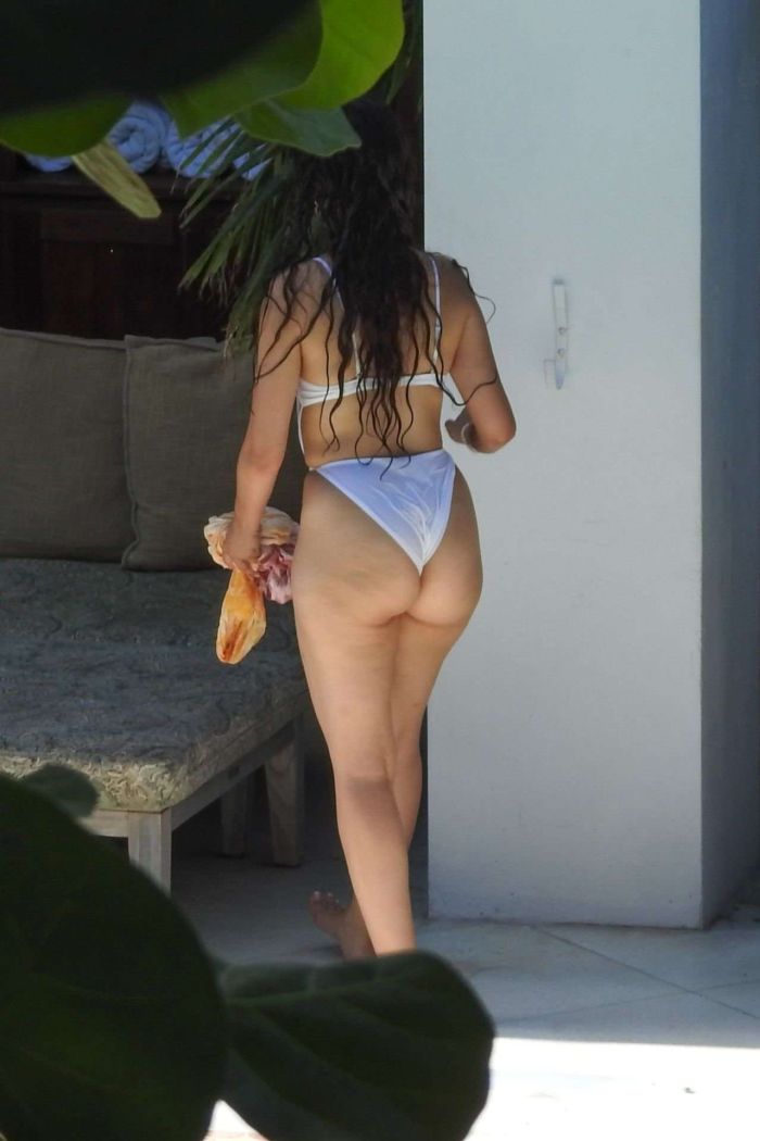 Camila Cabello Candids In A Swimsuit Near The Beach In Miami