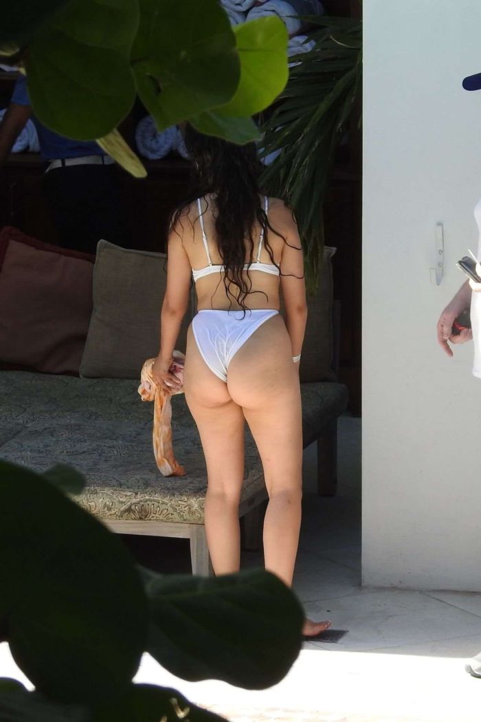 Camila Cabello Candids In A Swimsuit Near The Beach In Miami
