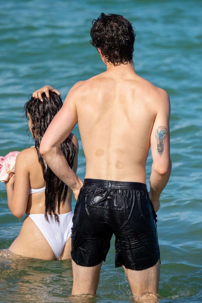 Camila Cabello On A Vacation In Swimsuit At The Beach In Miami