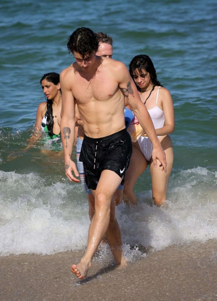 Camila Cabello On A Vacation In Swimsuit At The Beach In Miami