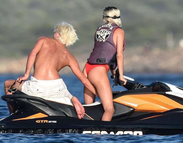 Caroline Vreeland Vacationing In A Red Bikini On A Yacht In Porto Cervo