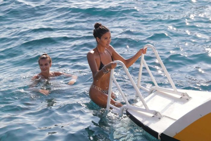 CJ Franco And Natalia Janoszek Together On A Bikini Vacation In Jamaica