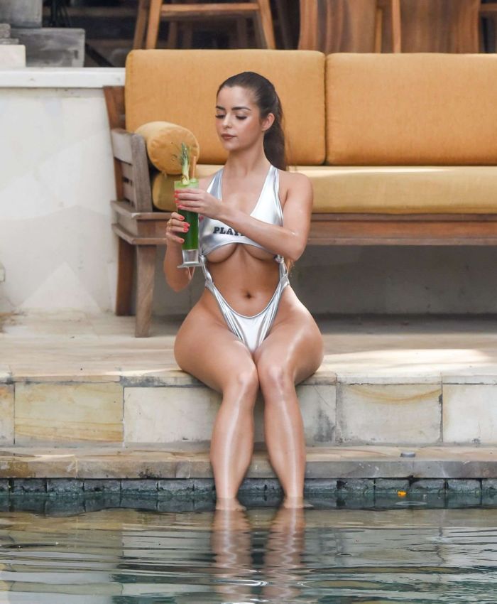 Demi Rose Mawby In A Swimsuit For A Photoshoot In Bali