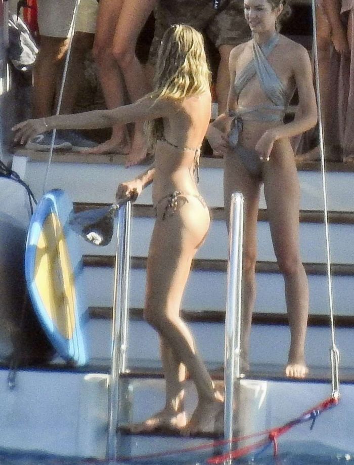 Doutzen Kroes Kayaking In A Bikini At A Beach In Ibiza